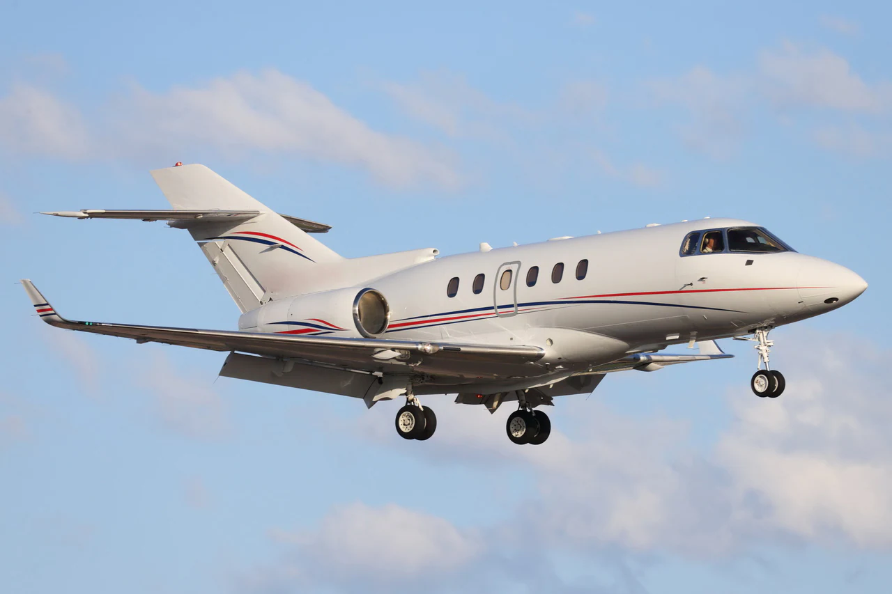 Hawker 800XP exterior