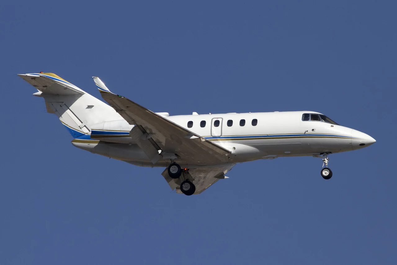 Hawker 850XP exterior