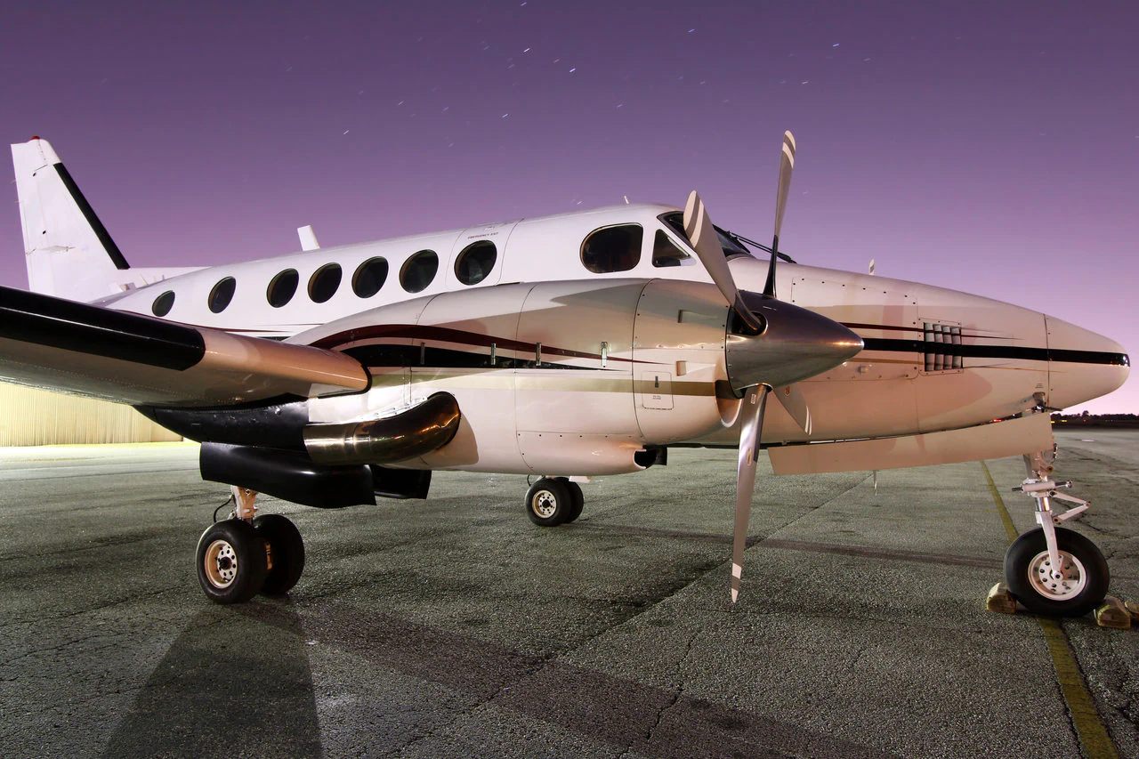 King Air B100 exterior